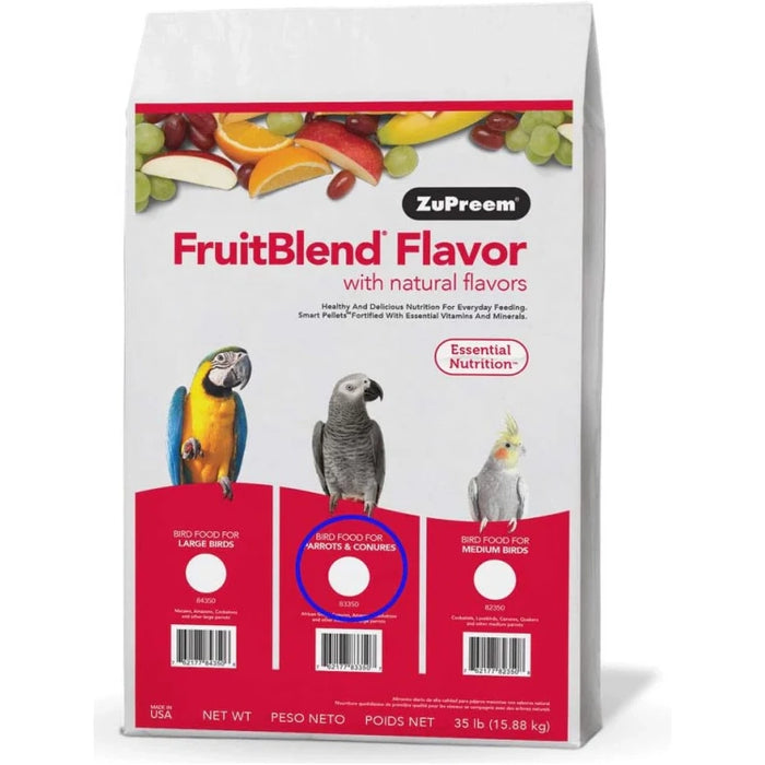 FruitBlend for Medium/Large Parrots 35 lbs (15.88 kg)