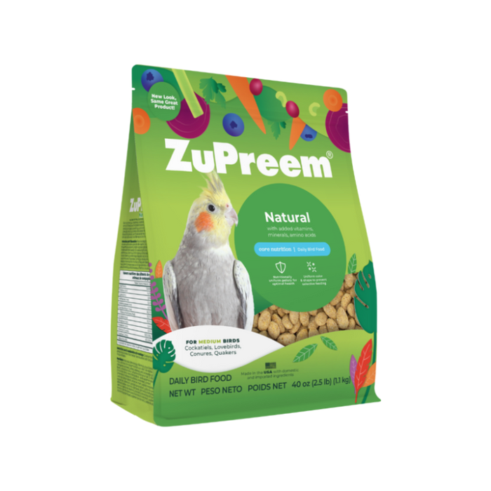 Natural Avian Diet for Cockatiels 2.5 lbs (1.13 kg)
