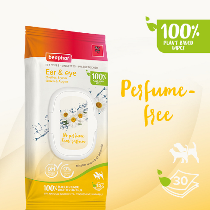 Pet Wipes Ear & Eye (30 Wipes)