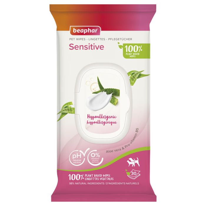 Pet Wipes Sensitive (30 Wipes)