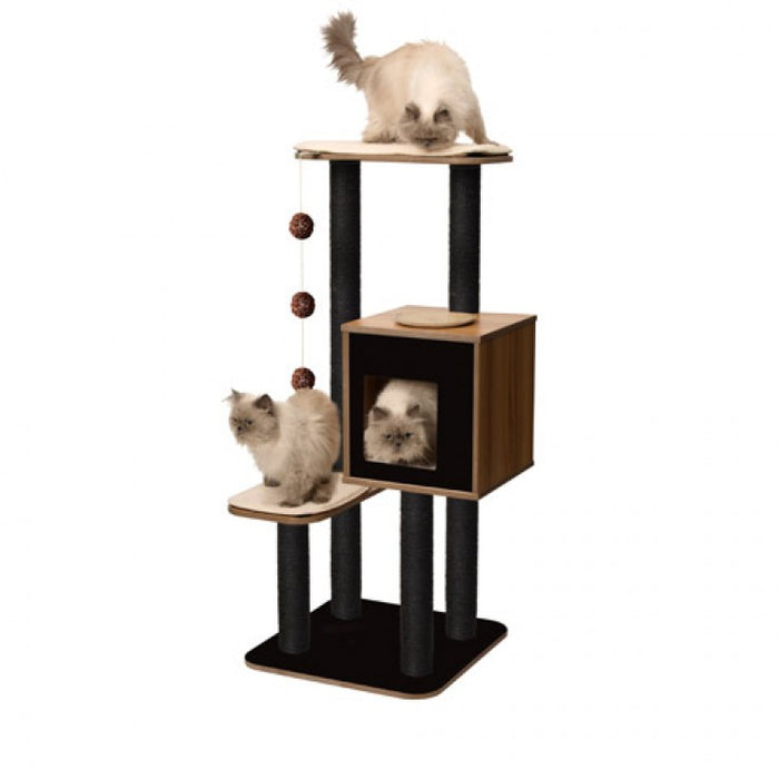 Premium Cat Furniture V-High Base - Black