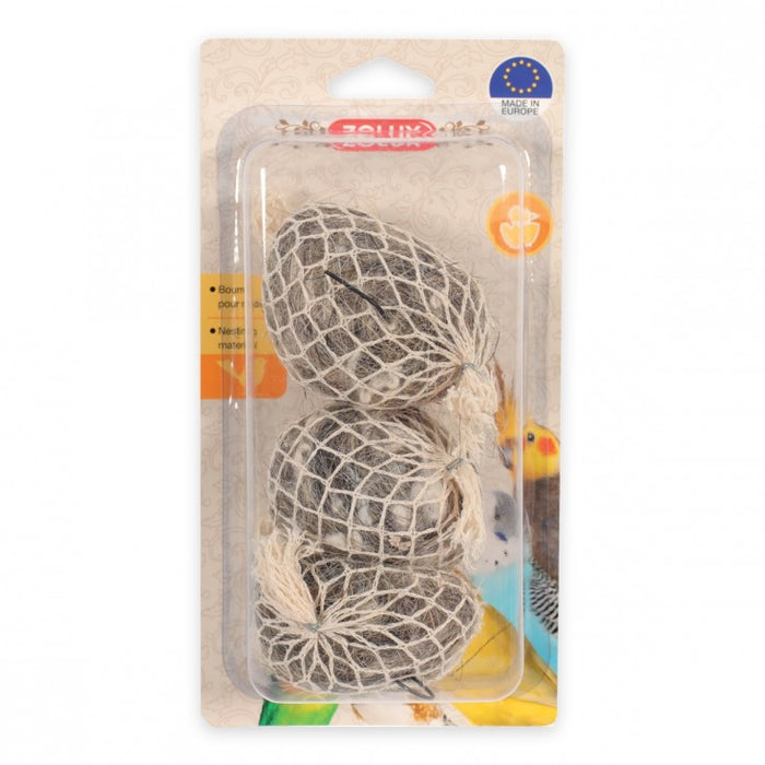 Nesting Material in Net - 3 Pcs