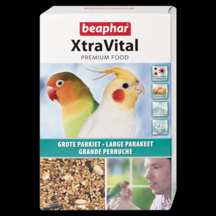 XtraVital Large Parakeet Feed 500g (New Formula)