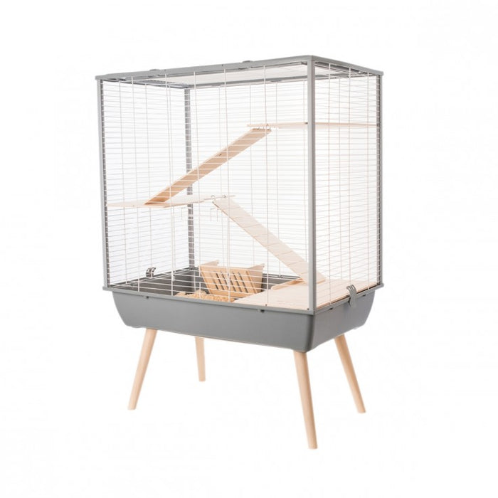 Neo Cosy Large Rodent Cage - Grey