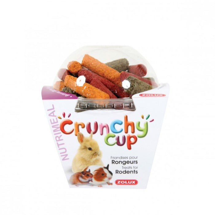 Crunchy Cup Sticks Rodent Treats - Lucerne-Carrot Beetroot