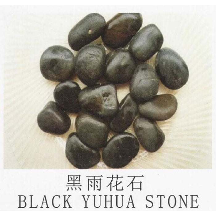 Black Yuhua Stones 3-5 cm 4kg