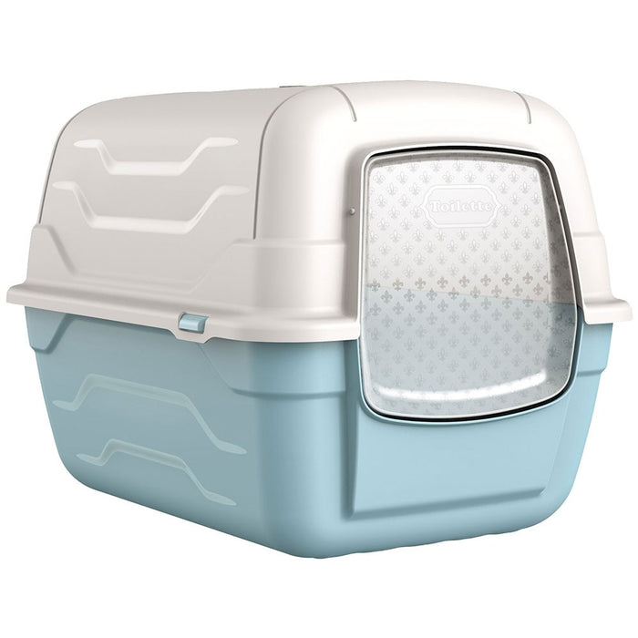 Georplast Roto-Toilet Cat Litter Box Blue