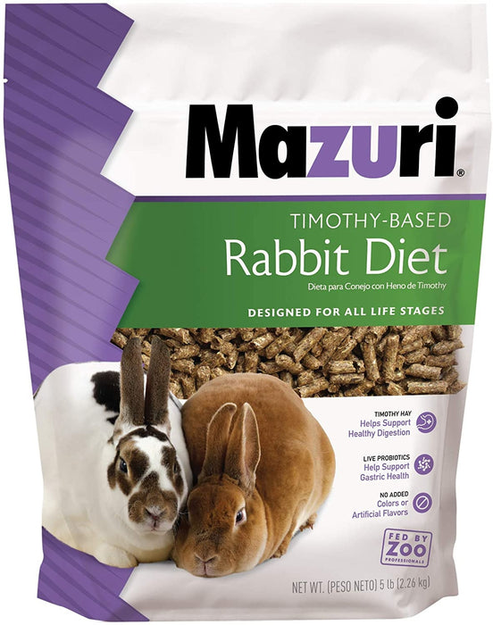 Mazuri Timothy-Based Rabbit Diets, 2.26 Kg