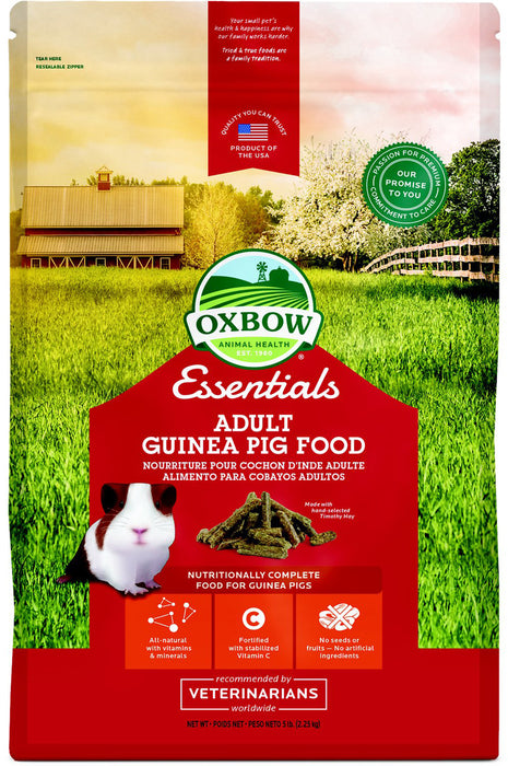 Oxbow Essentials Adult Guinea Pig Food, 5 lb