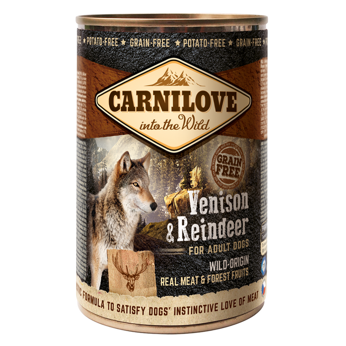 Carnilove Venison &amp; Reindeer for Adult Dogs 400g