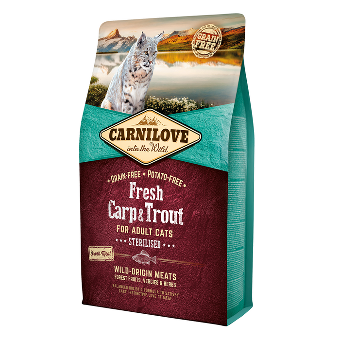 Carnilove Fresh Carp & Trout for Adult Cats 2kg