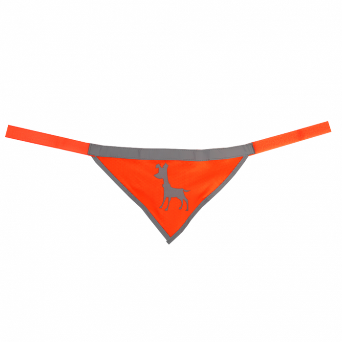 Visibility Dog Bandana, Medium - Neon Orange