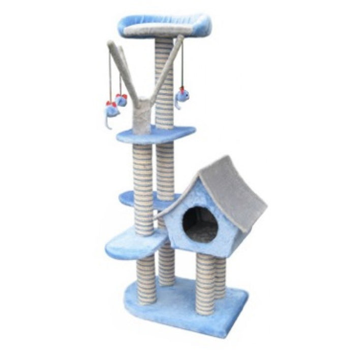 SAGRADA Cat Scratching Pole - Blue