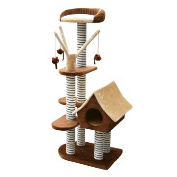 SAGRADA Cat Scratching Pole - Brown