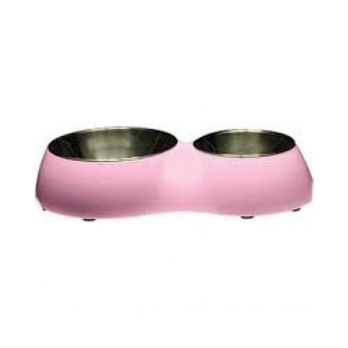 Dog Bowl Double Diner - Pink