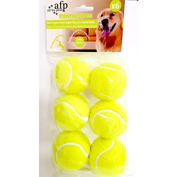 Maxi Fetch Super Bounce Tennis Ball - 6 pcs