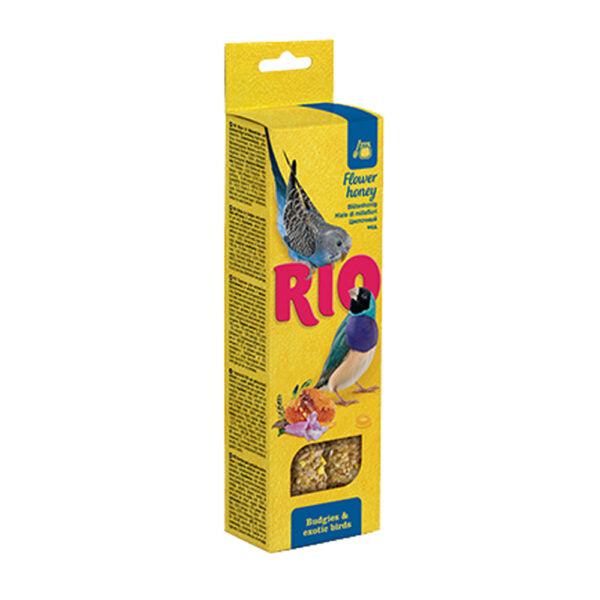 RIO Sticks For Budgies And Exotic Birds With Honey 2x40g