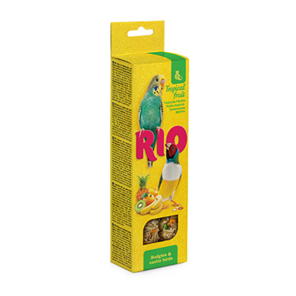 RIO Sticks For Budgies And Exotic Birds With Tropical Fruit 2x40g