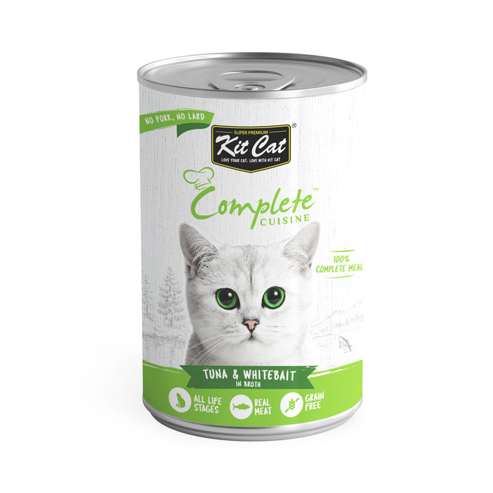 Kit Cat Complete Cuisine Tuna And Whitebait In Broth 150g