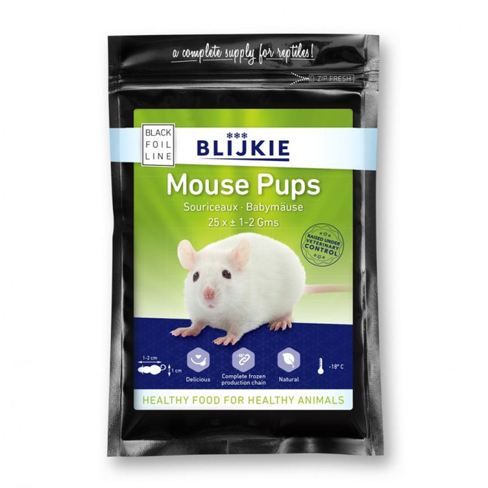 BLIJKIE BLACK FOIL LINE BABY MICE 1-2G, 25 PCS