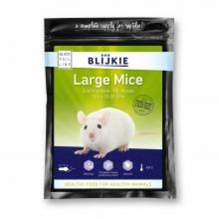 BLIJKIE BLACK FOIL LINE MICE LARGE 25-30G, 15PC