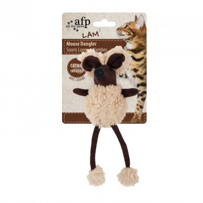 Lambswool Mouse Dangler - Brown