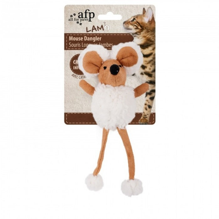 Lambswool Mouse Dangler - Tan