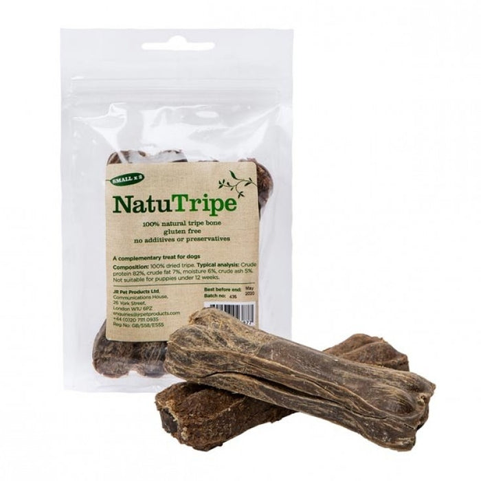 NatuTripe Small 4&quot; Bone 2 Packed