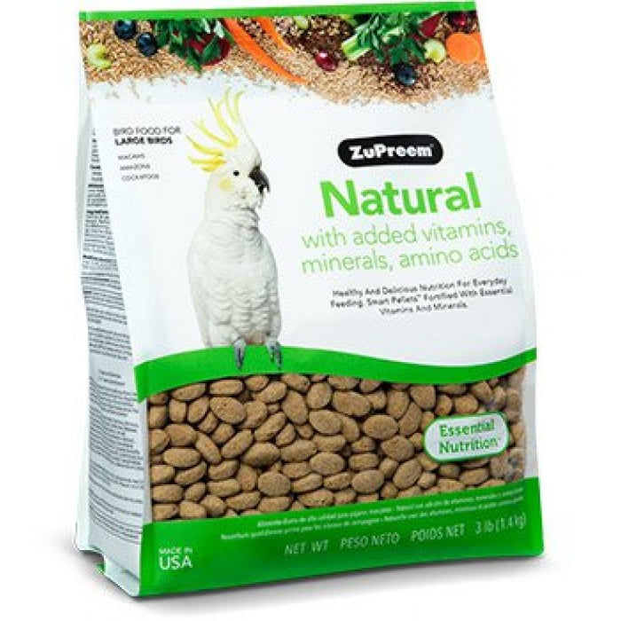 NATURAL AVIAN DIET LARGE PARROTS 3LB