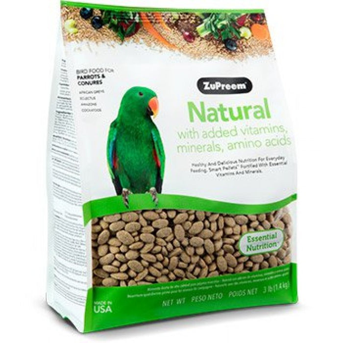 NATURAL AVIAN DIET PARROTS & CONURES 3LB