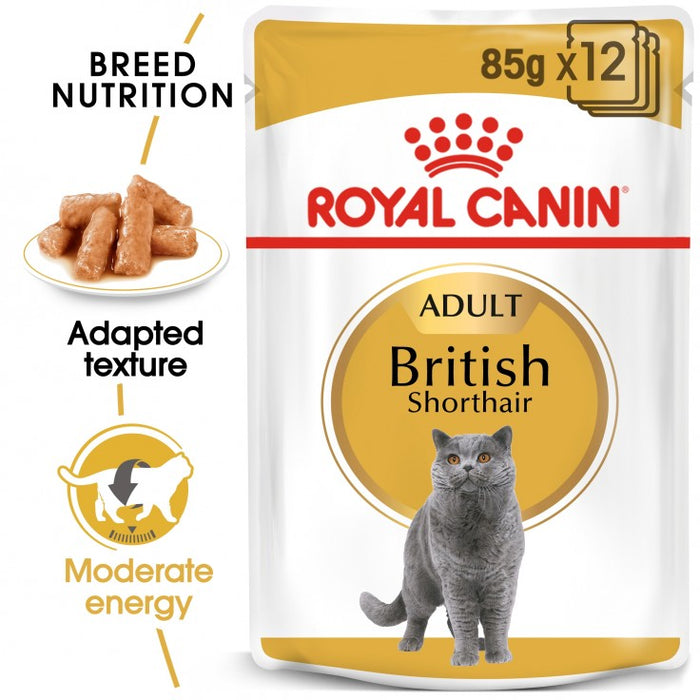 FELINE BREED NUTRITION BRITISH SHORTHAIR (WET FOOD - POUCHES)