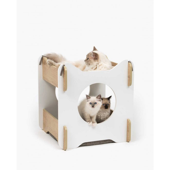 Premium Cat Furniture Cabana - White